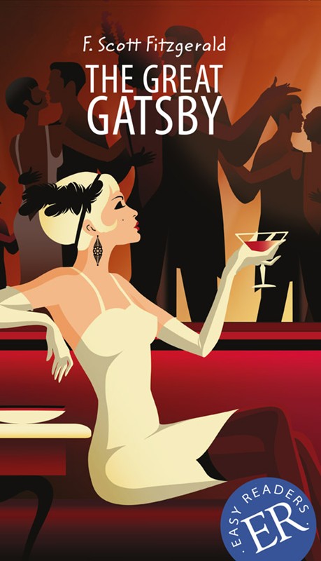 Bogcover for The Great Gatsby, ER D af F. Scott Fitzgerald, 9788723545305