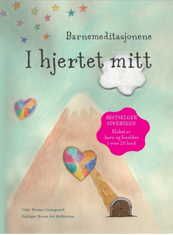 Barnemeditasjonene I hjertet mitt (norsk) - Gitte Winter Graugaard - Hardback Bog - Forlaget Room for Reflection - 2021 - - Booktok.dk