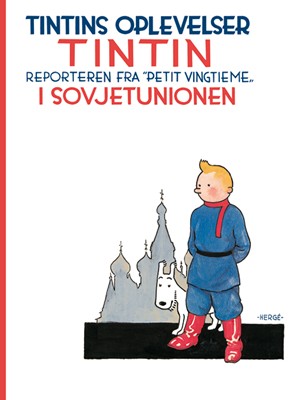 Hergé Tintin i Sovjetunionen – softcover sort/hvid