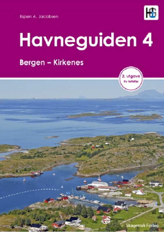 Havneguiden 4 - Bergen - Kirkenes, 2. udgave - Espen Jakobsen - Spiralryg Bog - Laeremiddelforlaget_Skagerrak_Forlag_BOP - 2018 - Dansk - Booktok.dk